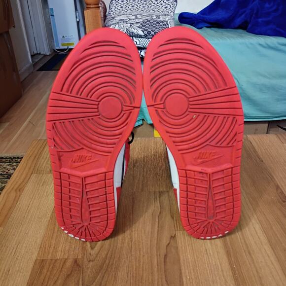 RARE Nike Jordan 1 Retro Air Max Red Mens Shoes 332550-800 Size 10.5